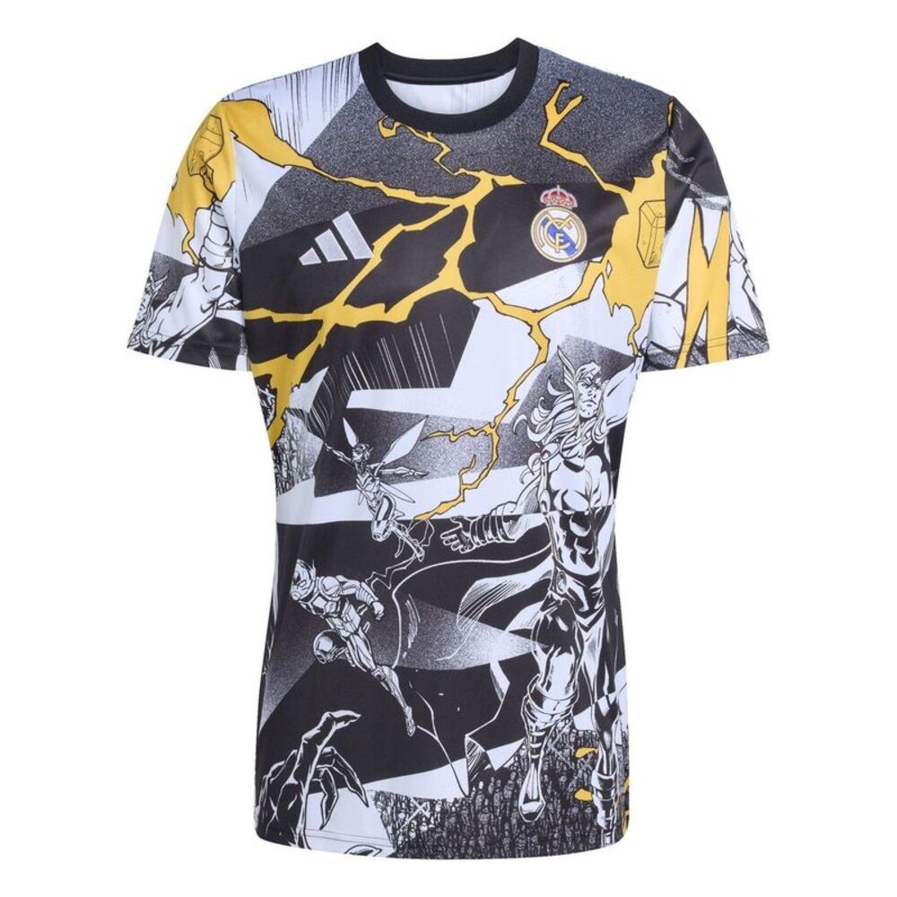 Marvel Mens Real Madrid CF T-Shirt / White/Black